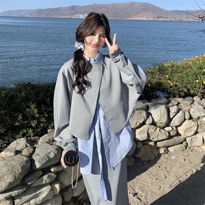 休闲气质马甲无袖衬衫半身裙套装女夏2025新款大方得体穿搭三件套图片