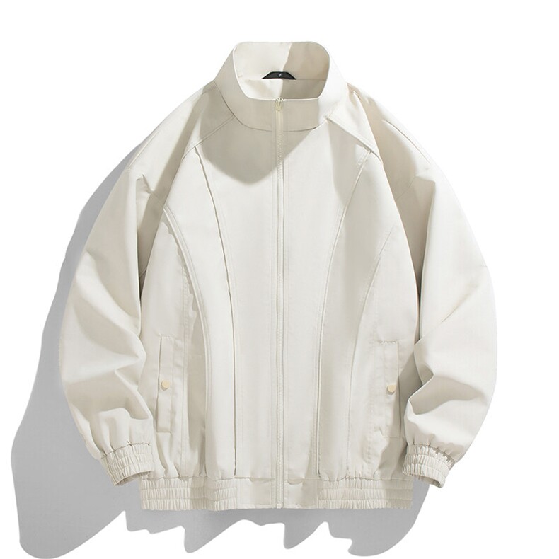 新款中性风户外夹克男立领纯色上衣冲锋衣外套A157B-JK7866-P60,男装夹克,电商A157B