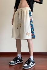 ！2025夏季新款男士风休闲短裤刺绣五分裤DK248特P25，男装休闲裤，电商B220