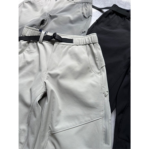 高品 户外立体裁剪多功能软壳技能冲锋裤男女防水工装裤A1042-P85图片