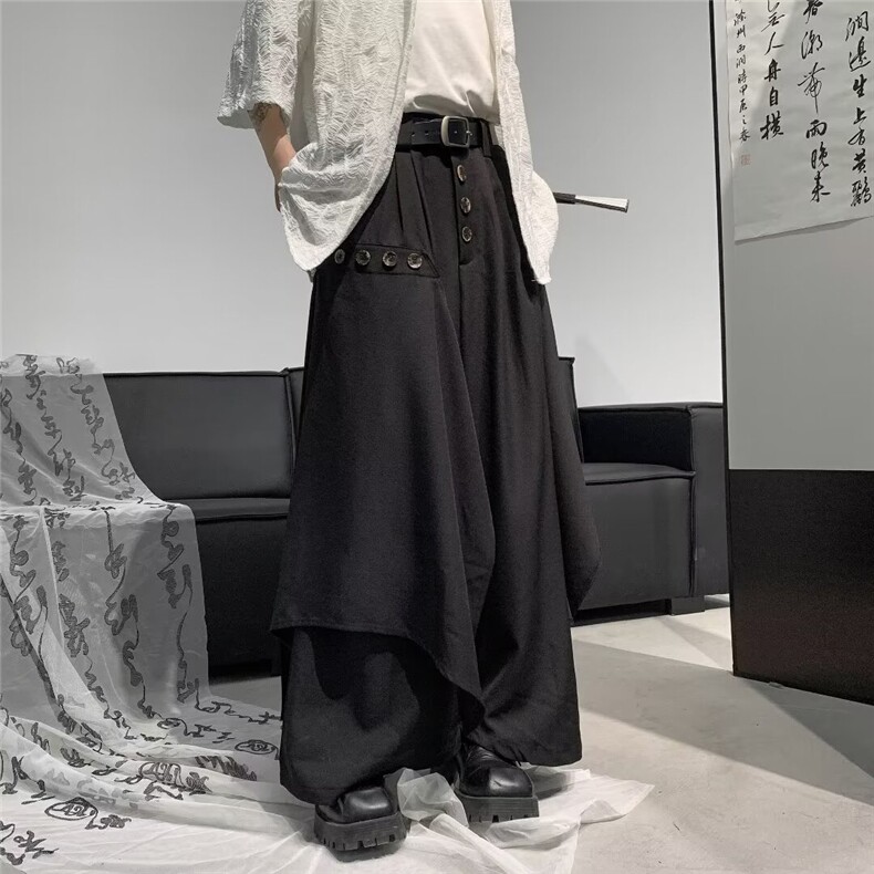 休闲裤男士韩版潮流高街帅气百搭2024新款ins宽松长裤K5367-P46,男装休闲裤,星座412-3