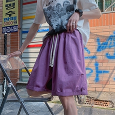 高街短裤男夏季百搭外穿运动裤港风潮牌宽松休闲五分裤子，男装休闲裤，星座716-4