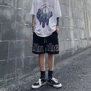 2022夏季新款休闲短裤男潮ins港风YD25P28图片
