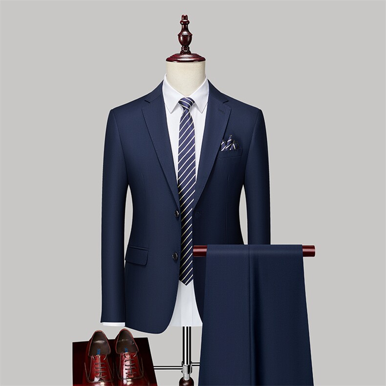 87887-2春秋款男士西服套装二件套通勤男装P170,男装西服,电商B360