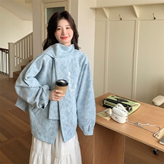 【现货有买家秀】设计感蕾丝外套2C031-2510-P160-K238，女装短外套，2C031