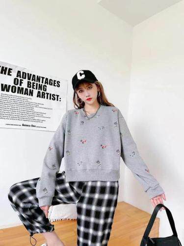 刺绣卫衣，女装卫衣/绒衫，香雪琳