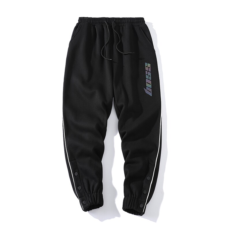 休闲男士卫裤新款青春帅气百搭哈伦裤韩版潮流排扣束脚长裤，男装休闲裤，电商A011（原4039）