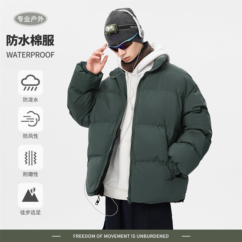 冬季棉服新款 D2200-TP45不 男女可穿多色可选立领棉衣面包服图片