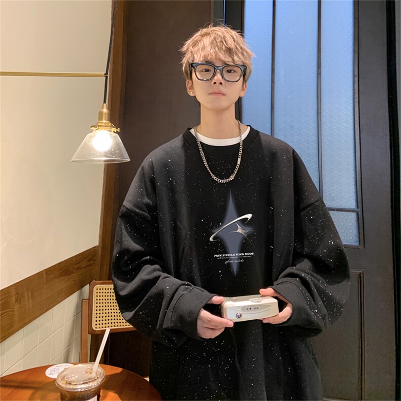 特p38控68满天星50棉圆领卫衣MW504,男装卫衣,电商B370
