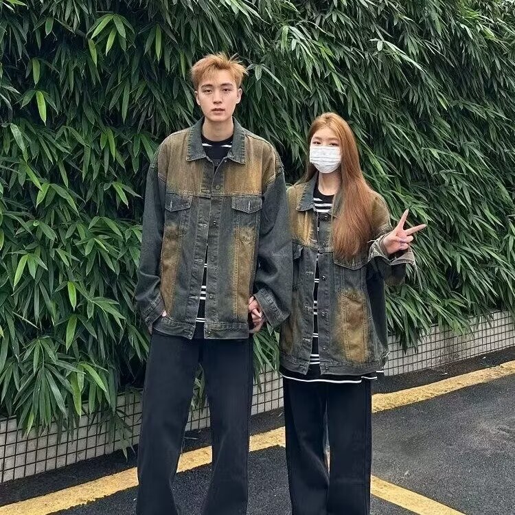 1506/QG88460/P61牛仔复古美式外套,女装短外套,星座1506