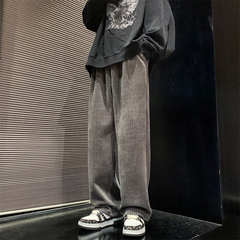 抖音直播雪尼尔直筒裤休闲裤长裤A014-DY2110-P65控88,男装休闲裤,电商A014