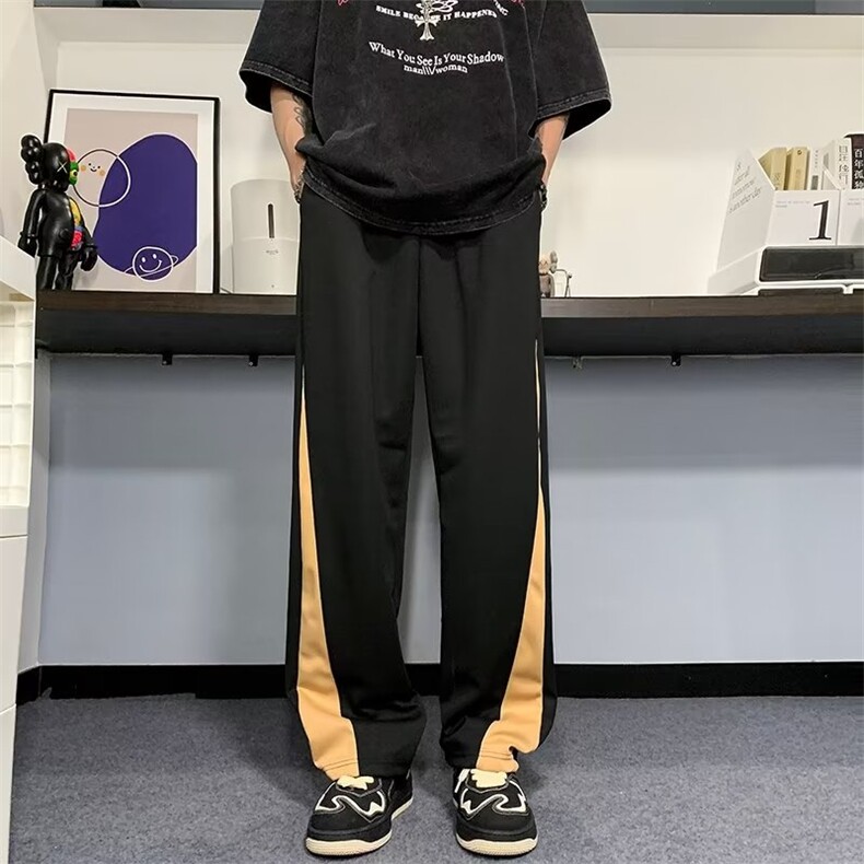 休闲裤时尚运动裤潮中腰男宽松型百搭气质青春流行春秋CK109P38,男装休闲裤,星座410-2