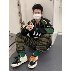 【有货】球衣风卫衣v领长袖t恤拼接冰球赛车服WY714特P54，男装T恤，星座908-1