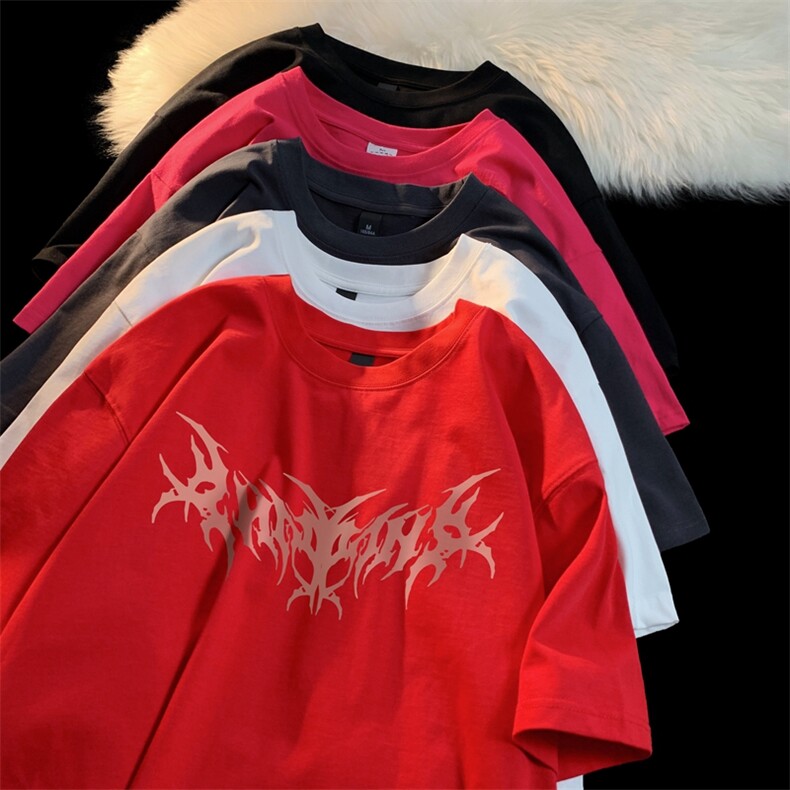 印花棉T280克直播供货220克重磅精品棉XZ301B-JB5105-P28,男装T恤,星座301B