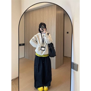 高品 户外山系情侣撞色保暖抓绒衣连帽摇粒绒卫衣男女 A1078-P60图片