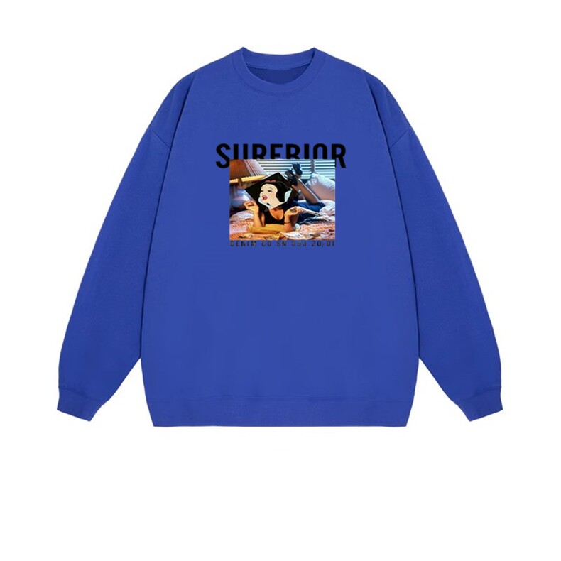 2025年秋季通勤通勤白雪公主圆领，女装卫衣/绒衫，花可