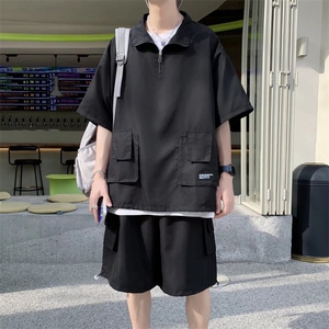男潮流休闲套装宽松套装运动套装Z351P45图片