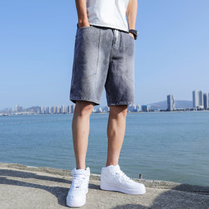 夏季韩版潮流男士牛仔裤男士休闲宽松大码五分裤D36-P40,男装牛仔裤,电商A128