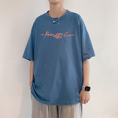 1图案已注册港风日系休闲情侣大码M-5XL风短袖T恤7033P28控48，男装T恤，星座226-2
