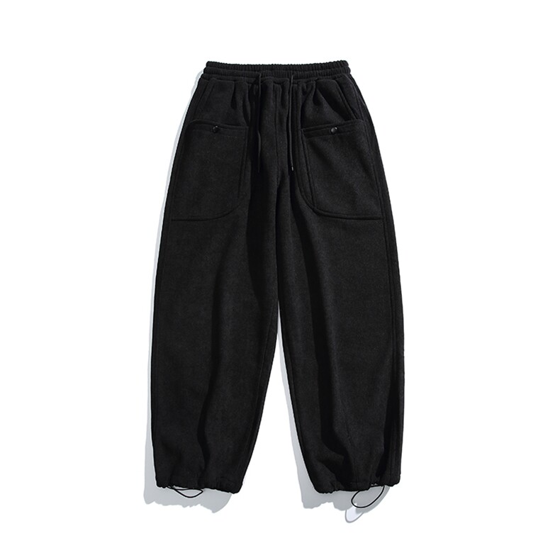 2025冬季新款男装日系宽松加绒加厚运动休闲棉裤束脚卫裤P936-F89,男装休闲裤,电商A101（原外27）