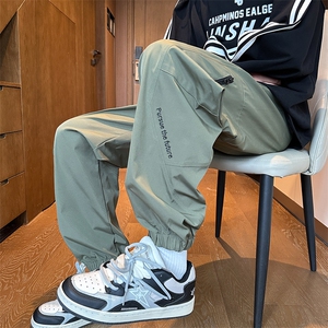 春季现货休闲裤男束脚工装冲锋裤DSA157-1-K9866-特P45图片