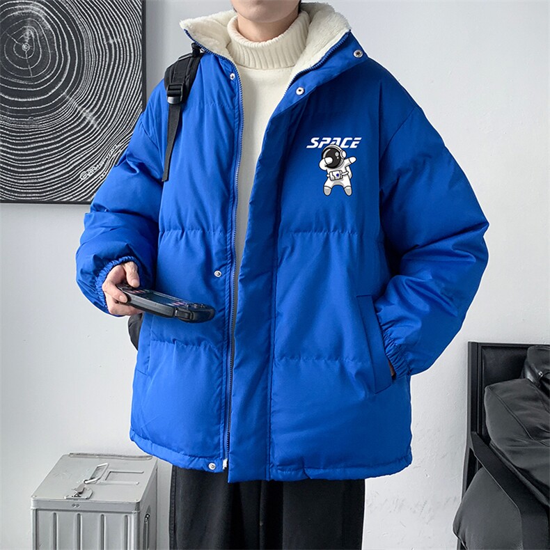 加绒加厚棉衣中性简约保暖棉服品质外套男女XZ102A-4-MY1039-P75,男装棉衣,星座211-2