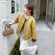 现货！2C056-7089-P195控288（南瓜色日系休闲小个子棉衣），女装棉衣/棉服，2C056