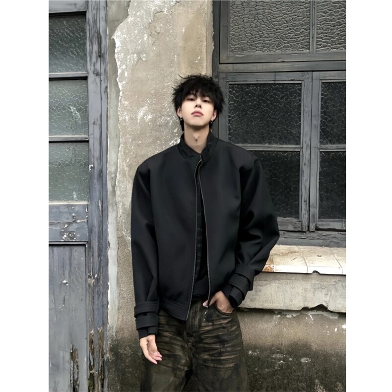 （现货）原创品质1比1打版多形态弯刀绑带蜂窝垫肩夹克，男装夹克，星座807