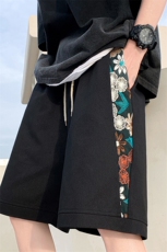 1港风大码M-5XL中性风短裤女男士中裤男潮流五分裤DK7792P45控59，男装牛仔裤，星座226-2