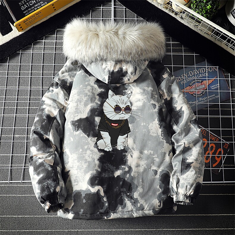 MC49044-P135日系潮衣男大码派克服男工装服外套袄,男装棉衣,电商A040A