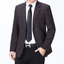 2023春秋季新款中年休闲时尚西装外套男免烫商务西服上衣男士，男装西服，电商B212（原钱塘6029）