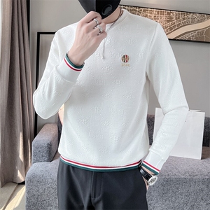 9935-P55潮流卫衣男装春秋季新款潮牌圆领长袖t恤男士网红打底衫图片