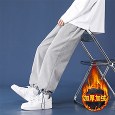 秋冬舒适百搭加绒加厚休闲裤TY040-1特批35-加绒特批40，男装休闲裤，星座718-1