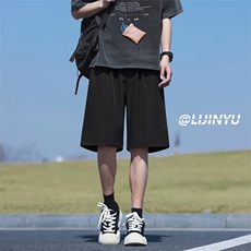 冰丝短裤休闲夏季薄宽松薄款运动男五分裤DK516特批1539，男装牛仔裤，星座718-1