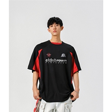 1速干美式投篮街头印花球服大码M-5XL短袖T恤男DX78028P50控78，男装T恤，星座226-2