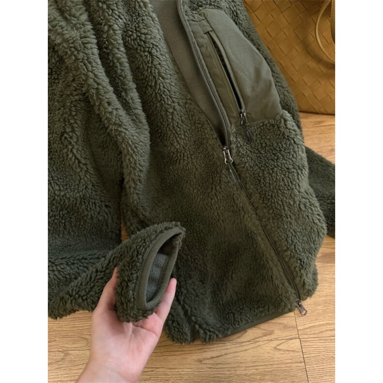 秋冬新款羊羔毛外套GS04-P85成分100聚酯纤维,女装短外套,星座1302
