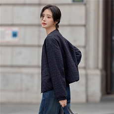 小个子宽松短款外套女2026秋新款长袖棒球服休闲百搭夹克服，女装短外套，梦懿尔