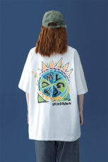 1中性风大码M-5XL图案已注册休闲情侣潮短袖T恤男7800F35控48，男装T恤，星座226-2