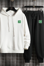 TL8058-P80连帽卫衣套装男运动套装两件套网格挂拍，男装卫衣，电商A040A