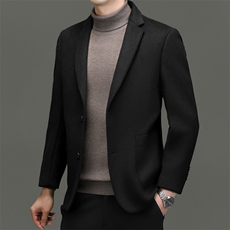 M11202-6钱塘2020-3商务休闲简约新款秋冬季中年男士西服P215，男装西服，钱塘207-3