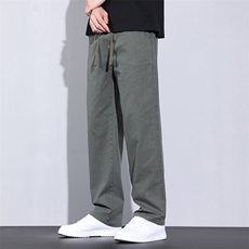 夏季款棉阔腿休闲裤宽松长裤男装夏季裤子时尚牛仔裤男CK135-P40，男装牛仔裤，星座224-3