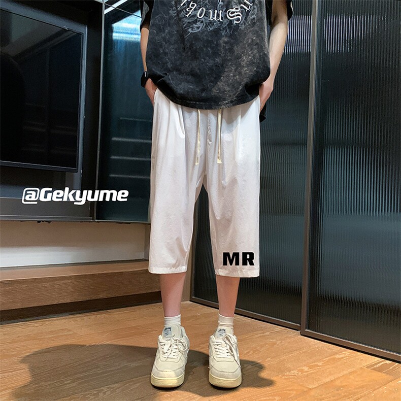 冰丝七分裤男大码速干短裤男五分裤QK72253-P25,男装休闲裤,电商A040