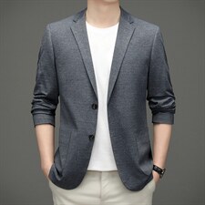 BZ82379钱塘2020-2春秋季新款时尚休闲百塔中年男士薄款西服P145，男装西服，钱塘207-2