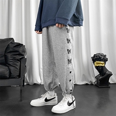 K196 P30短句风2024春夏季休闲宽松大码蝴蝶印花港风束脚裤哈伦裤,男装休闲裤,电商A026-1, K196 P30短句风2024春夏季休闲宽松大码蝴蝶印花港风束脚裤哈伦裤,男装休闲裤,电商A026-1,