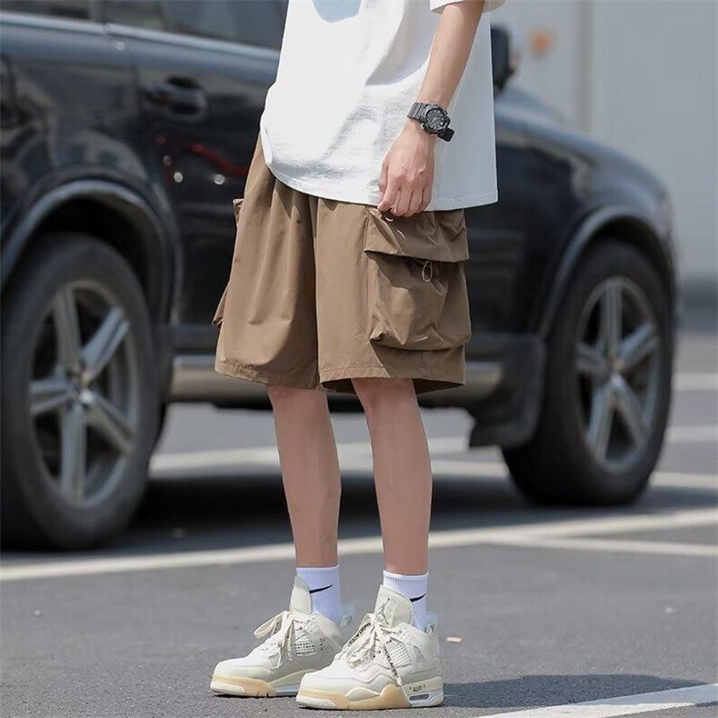 运动裤夏季潮流设计纯色休闲直筒短裤KK201-P30,男装牛仔裤,星座911-3
