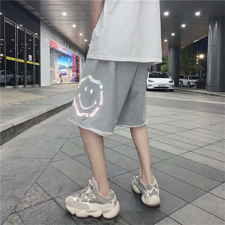 夏季男士短裤男宽松休闲五分裤子男港风直筒裤潮流运动裤DK86-P28，男装牛仔裤，星座1008-2