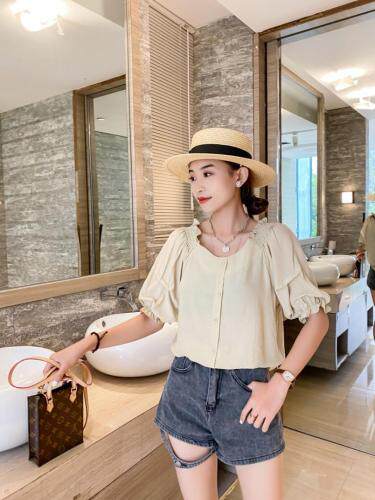 夏季新款韩版小衫，女装，藻姿 ZAOZI