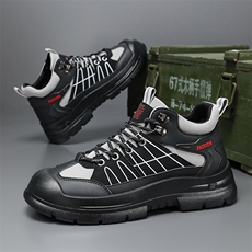 X4420-95秋季新款休闲男鞋百搭潮工装靴男厚底高帮鞋，男鞋靴子，星座1407-3