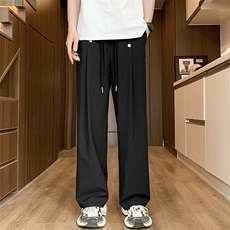 供抖音冰丝裤夏裤休闲裤西裤直筒宽松X416B-1-KL898-特P30限58，男装西裤，星座416B-1