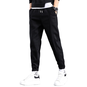新款休闲长裤男士潮流宽松直筒加厚运动工装裤Z6619-P45/加绒P50图片